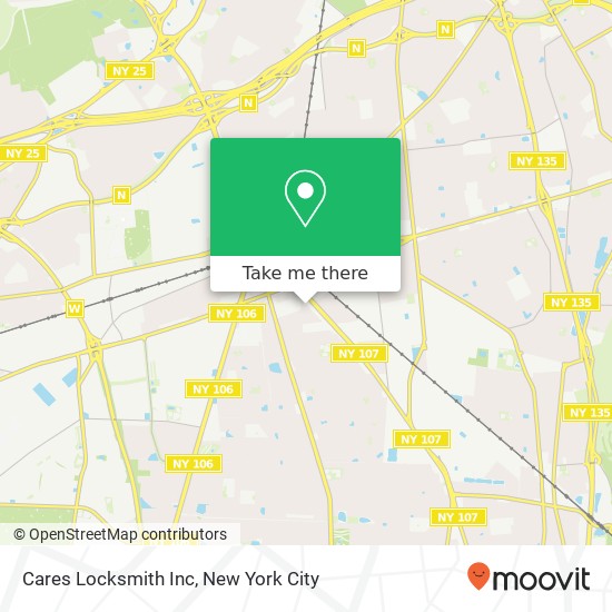 Cares Locksmith Inc map