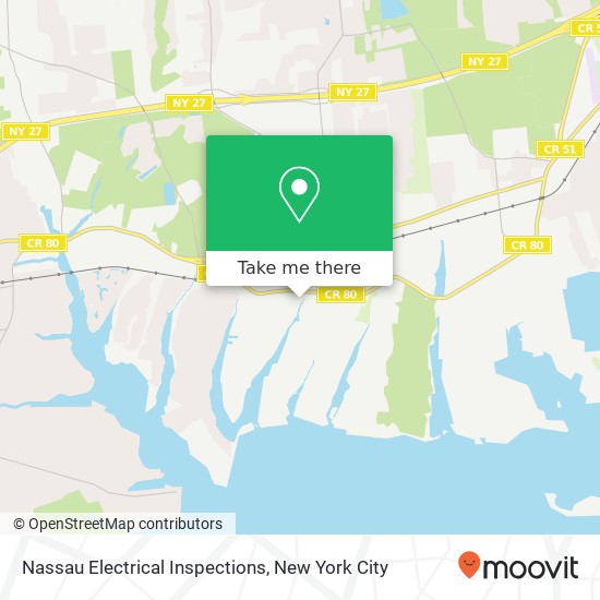 Nassau Electrical Inspections map