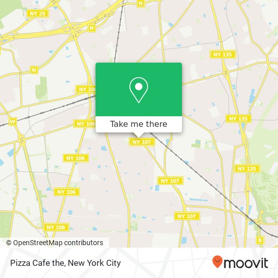 Mapa de Pizza Cafe the