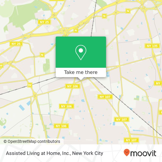 Mapa de Assisted Living at Home, Inc.