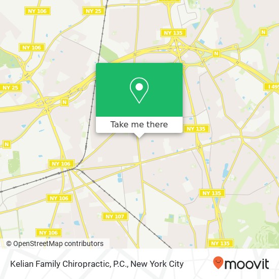 Kelian Family Chiropractic, P.C. map