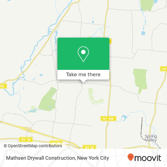 Mathsen Drywall Construction map