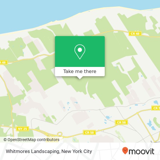Whitmores Landscaping map