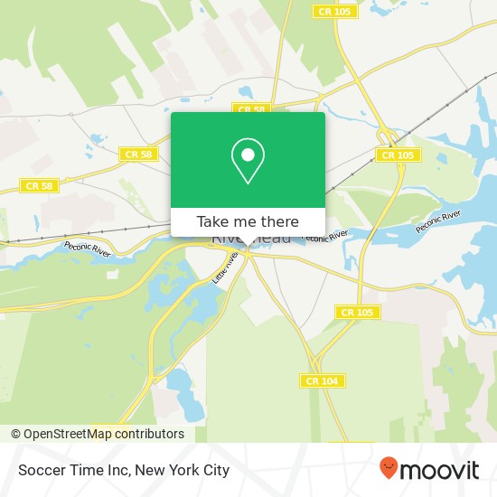 Soccer Time Inc map