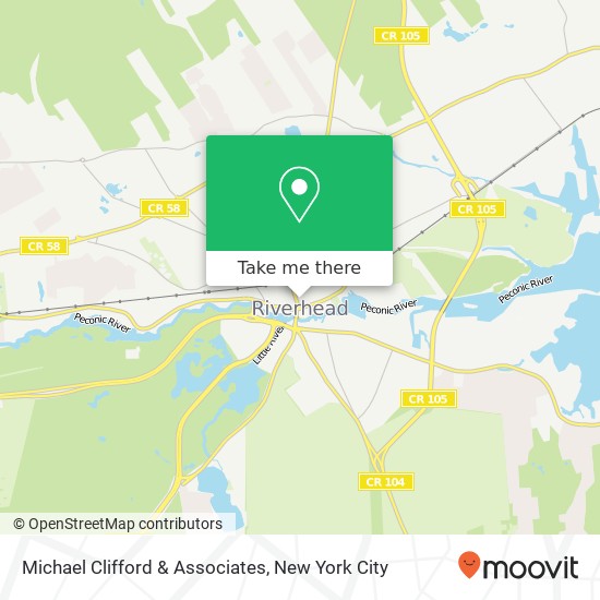 Michael Clifford & Associates map