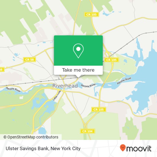 Ulster Savings Bank map