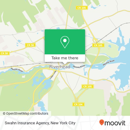 Swahn Insurance Agency map