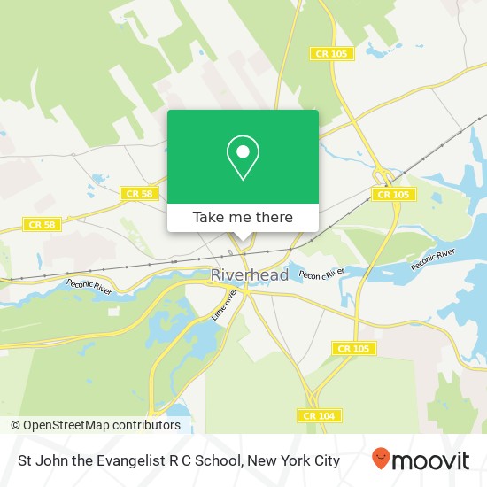 Mapa de St John the Evangelist R C School