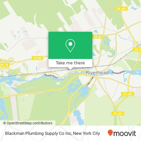 Blackman Plumbing Supply Co Inc map