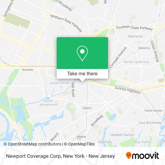 Newport Coverage Corp map