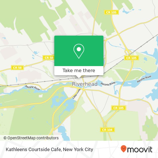 Mapa de Kathleens Courtside Cafe