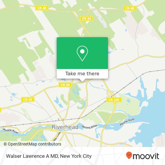Mapa de Walser Lawrence A MD