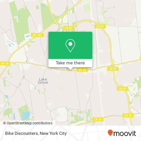 Bike Discounters map