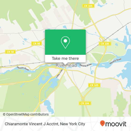 Chiaramonte Vincent J Acctnt map