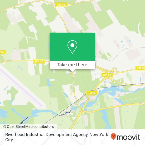 Riverhead Industrial Development Agency map