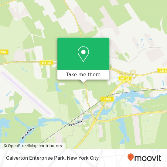 Mapa de Calverton Enterprise Park