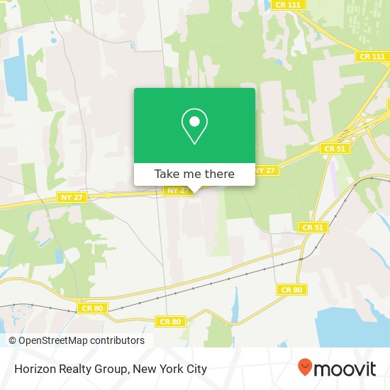 Horizon Realty Group map