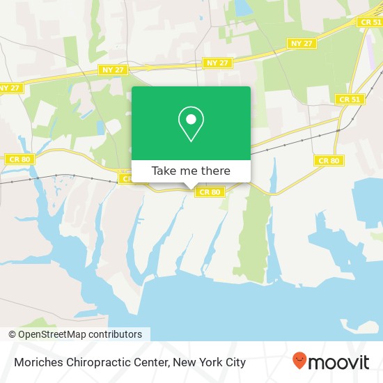 Mapa de Moriches Chiropractic Center