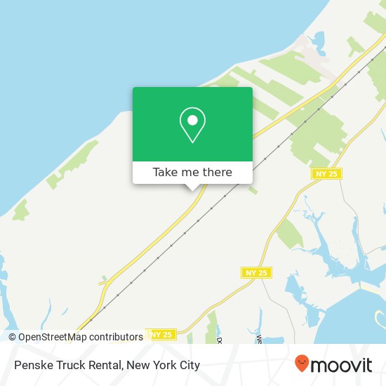 Penske Truck Rental map
