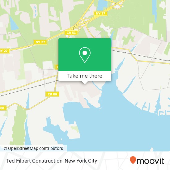 Ted Filbert Construction map