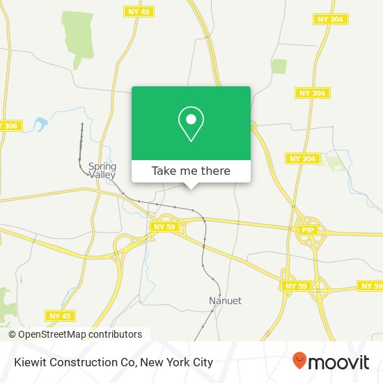 Kiewit Construction Co map