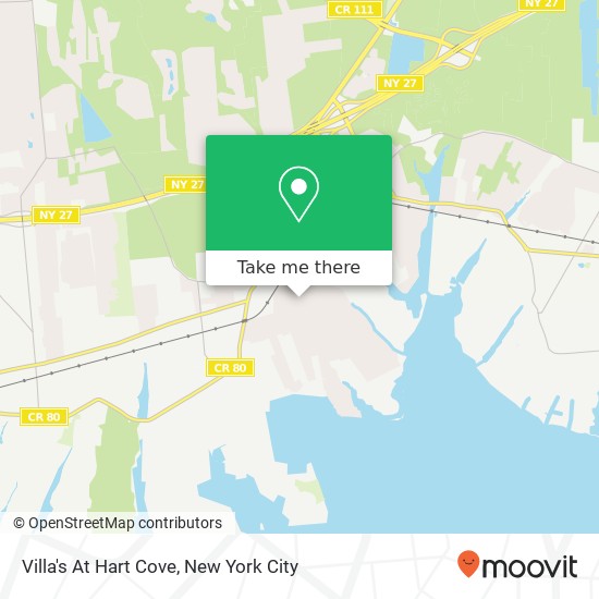 Villa's At Hart Cove map