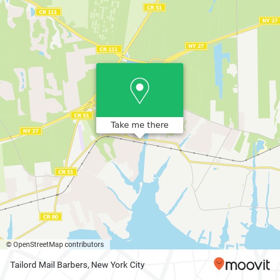 Tailord Mail Barbers map