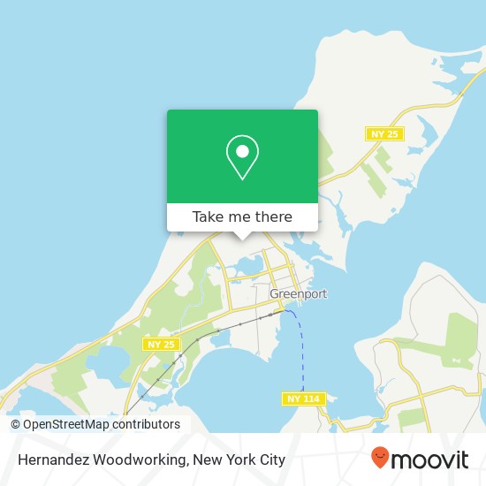 Mapa de Hernandez Woodworking