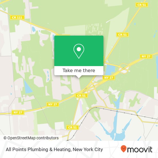 Mapa de All Points Plumbing & Heating