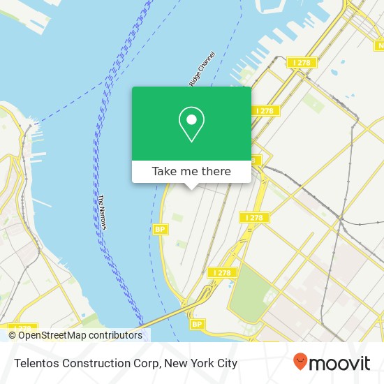 Mapa de Telentos Construction Corp