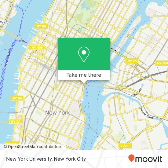 New York University map