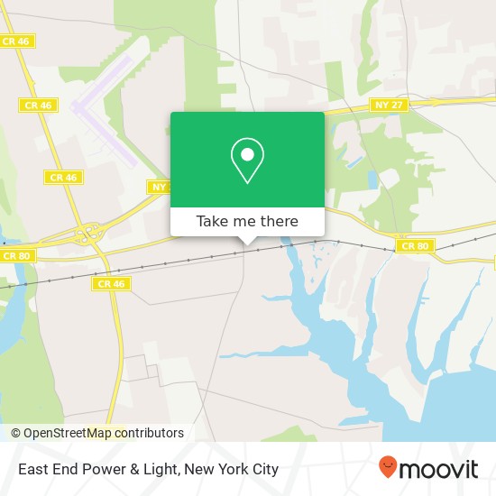 Mapa de East End Power & Light