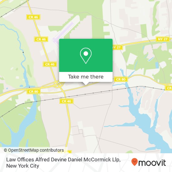 Law Offices Alfred Devine Daniel McCormick Llp map