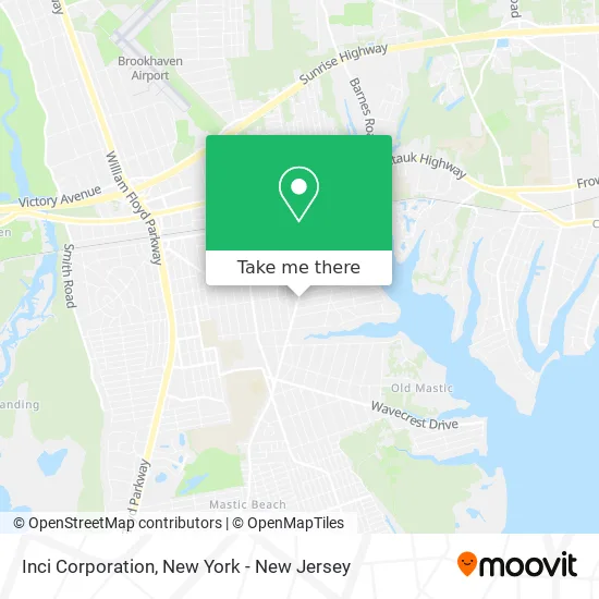 Inci Corporation map