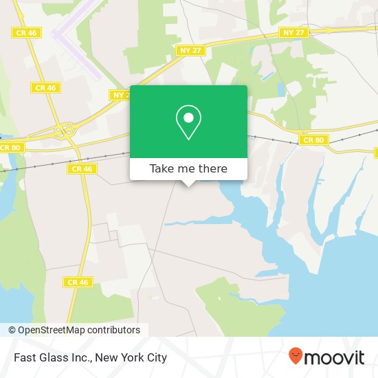 Fast Glass Inc. map