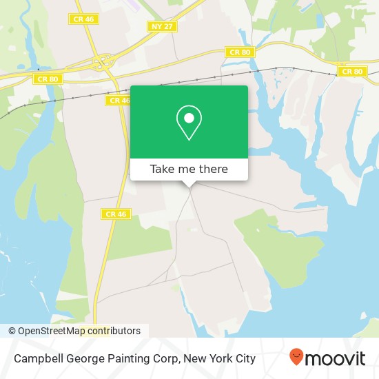 Mapa de Campbell George Painting Corp