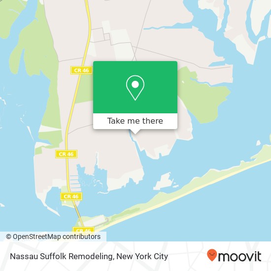 Nassau Suffolk Remodeling map