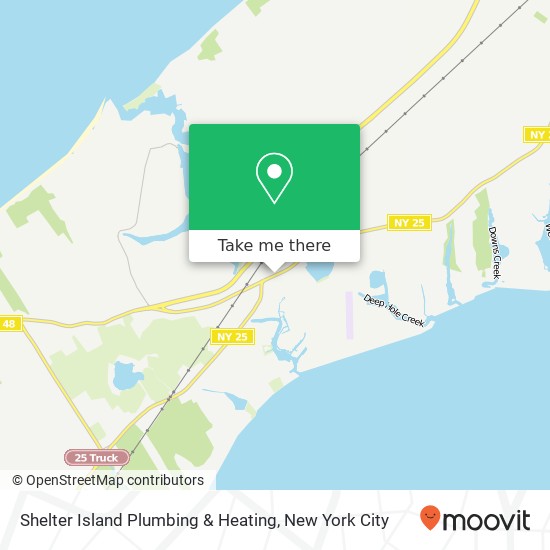 Mapa de Shelter Island Plumbing & Heating