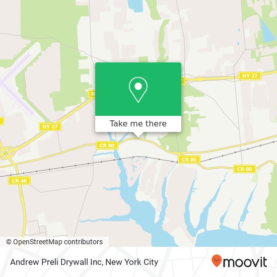 Andrew Preli Drywall Inc map