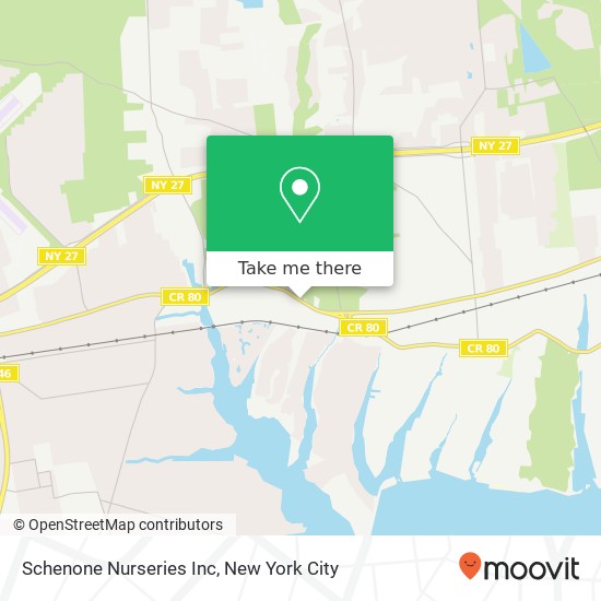 Schenone Nurseries Inc map