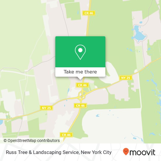 Russ Tree & Landscaping Service map