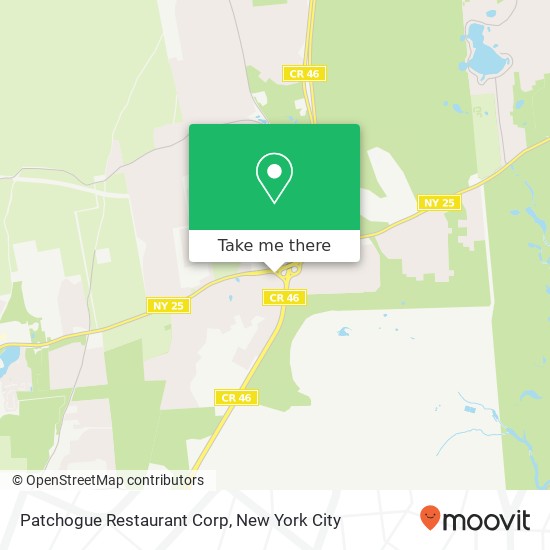 Patchogue Restaurant Corp map