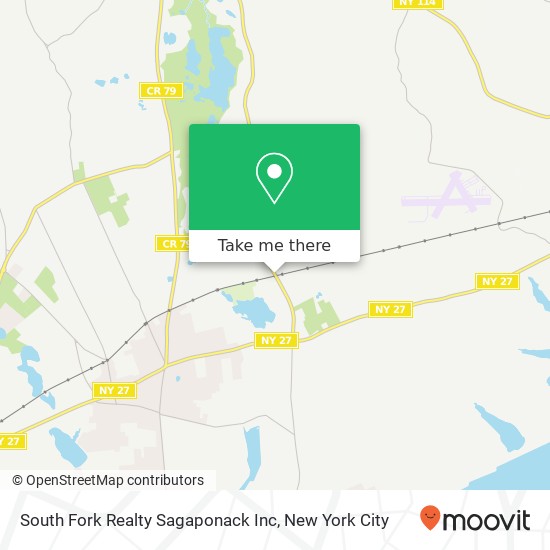 South Fork Realty Sagaponack Inc map