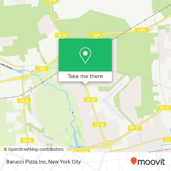 Barucci Pizza Inc map