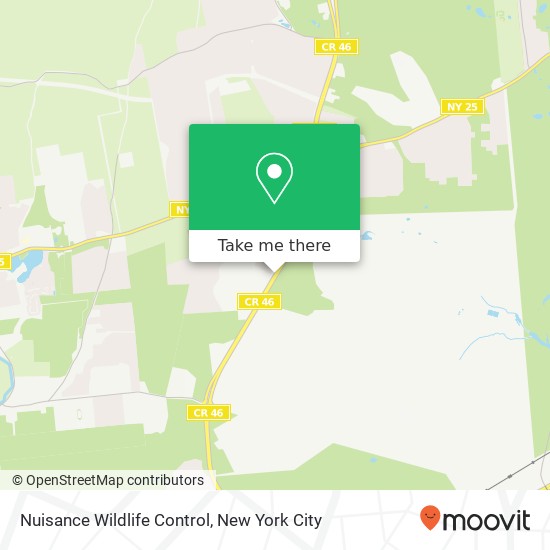 Mapa de Nuisance Wildlife Control