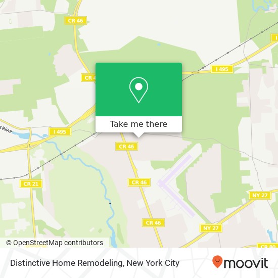 Distinctive Home Remodeling map