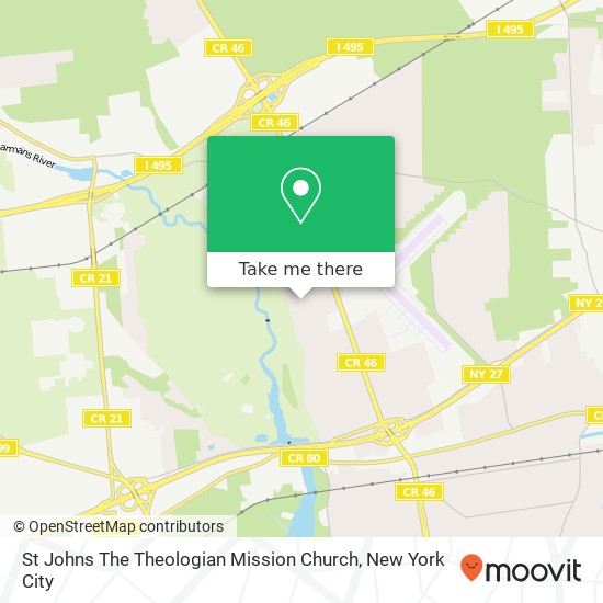 St Johns The Theologian Mission Church map