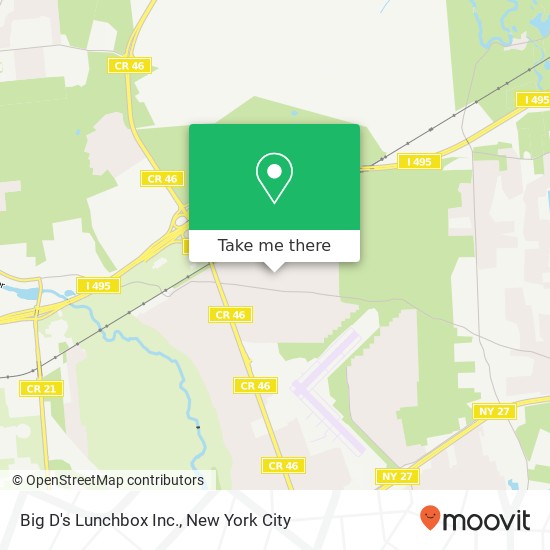 Mapa de Big D's Lunchbox Inc.