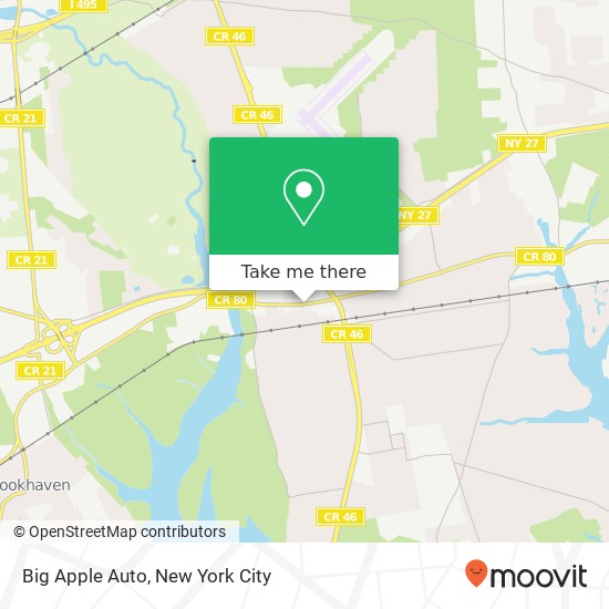 Mapa de Big Apple Auto