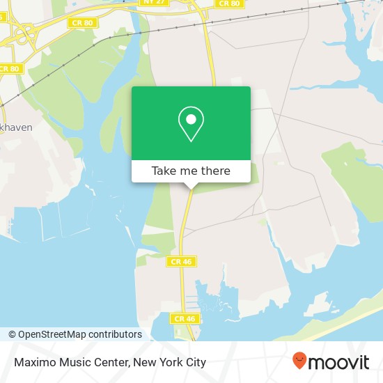 Maximo Music Center map